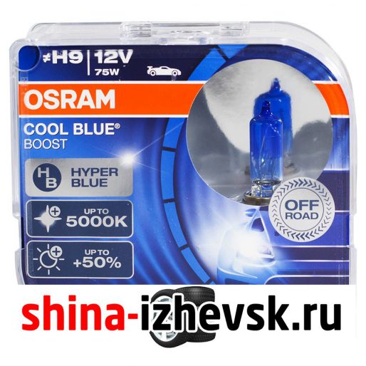 Лампа галогеновая OSRAM — H9-75 Вт-5000К, 2 шт. в Ижевске